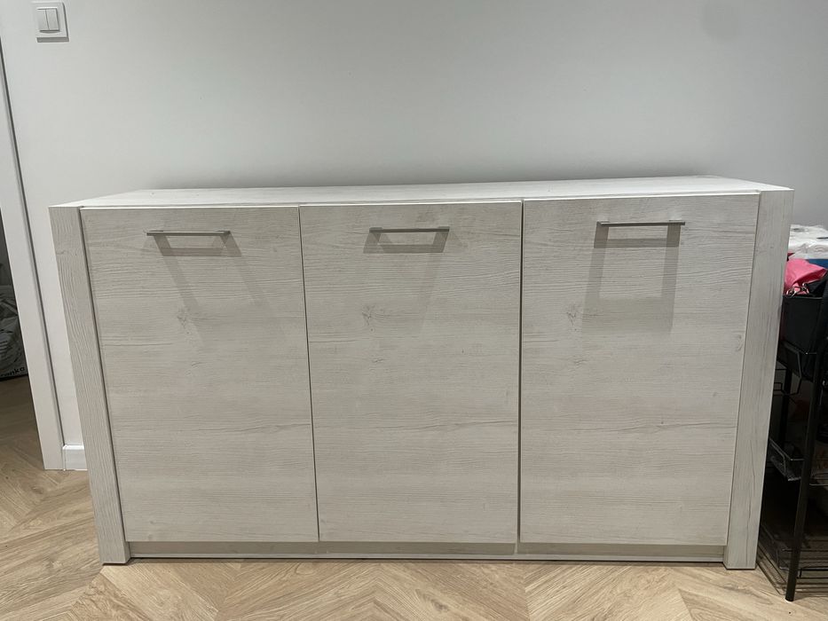 Komoda biała/beżowa