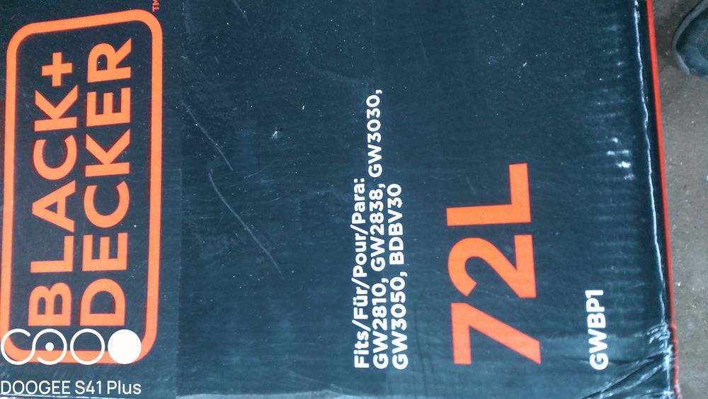 Black deckers plecak na liście