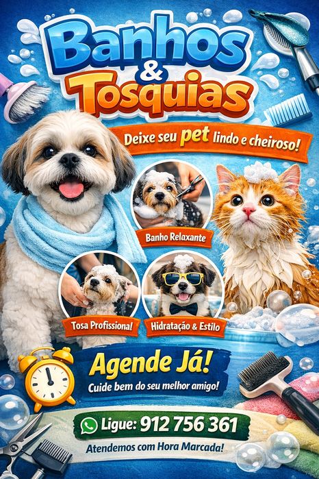 Banhos + tosquias
