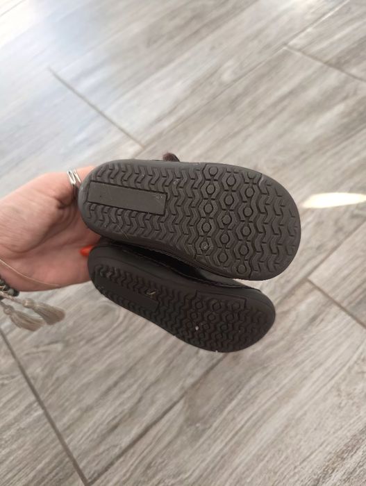 Skórzane półbuty R20 czekoladowy brąz