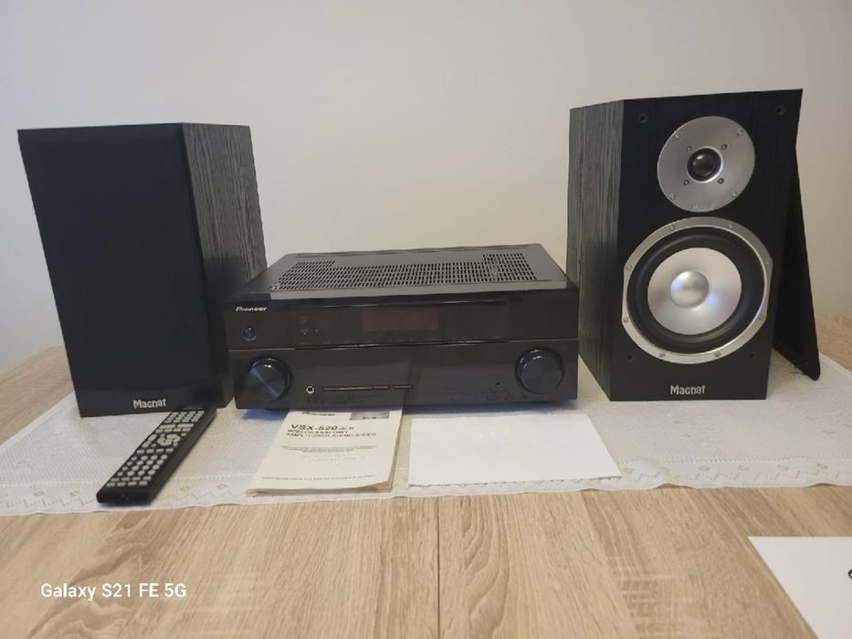 Amplituner Pioneer VSX-520 + głośniki Magnat