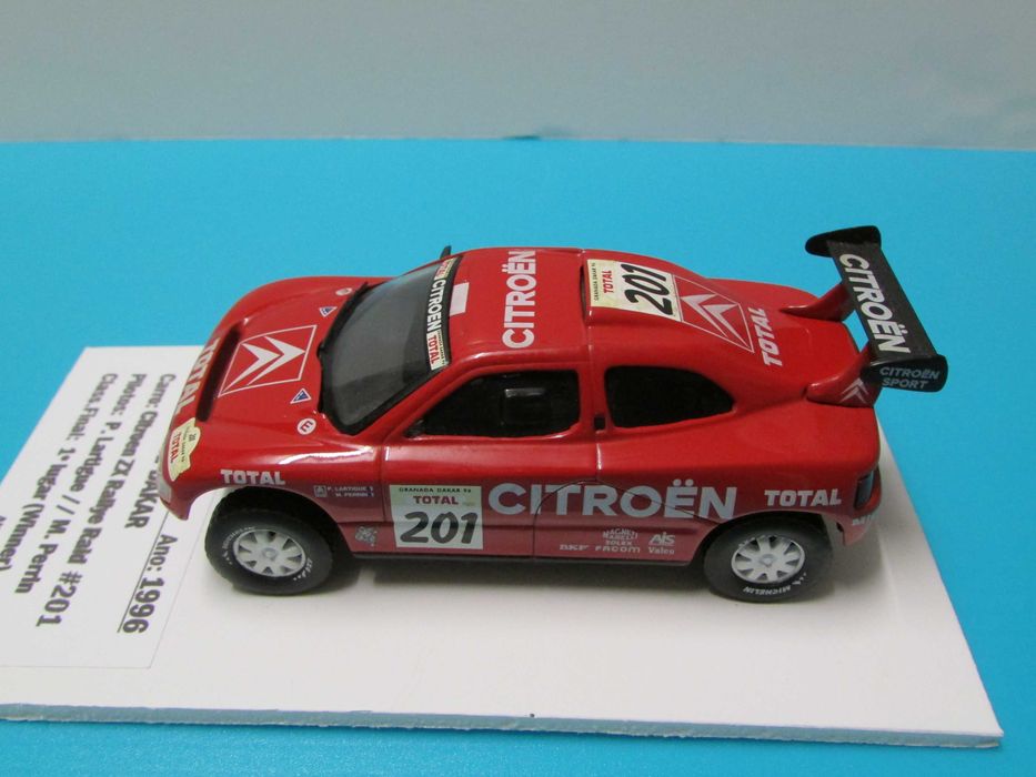 Citroen ZX Rallye Raid #201: Vencedor Rali Dakar 1996 - escala 1/43