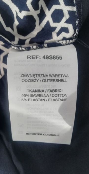 Sukienka w kwiaty, rozmiar 44-Quiosque.