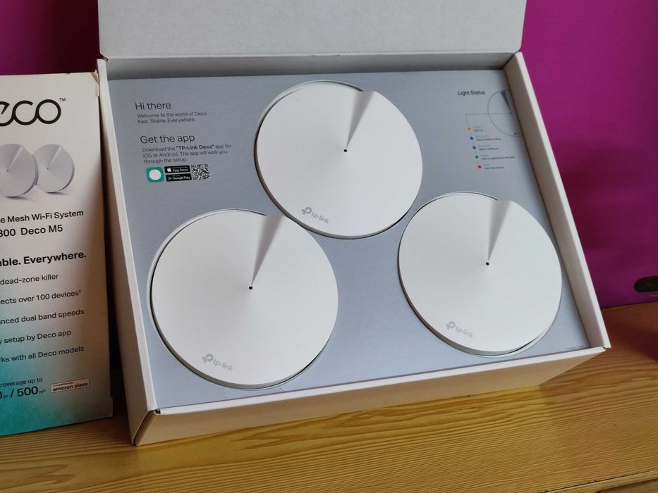3x TP-Link Deco M5 Wi-Fi Mesh