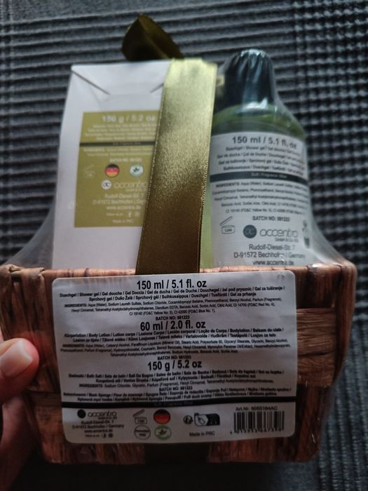 Cofret produtos para banho