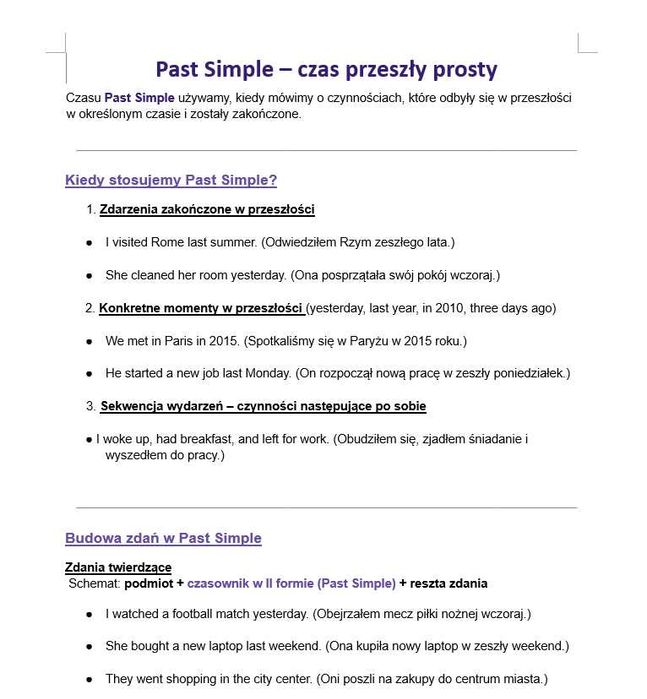 Notatki do matury z języka angielskiego