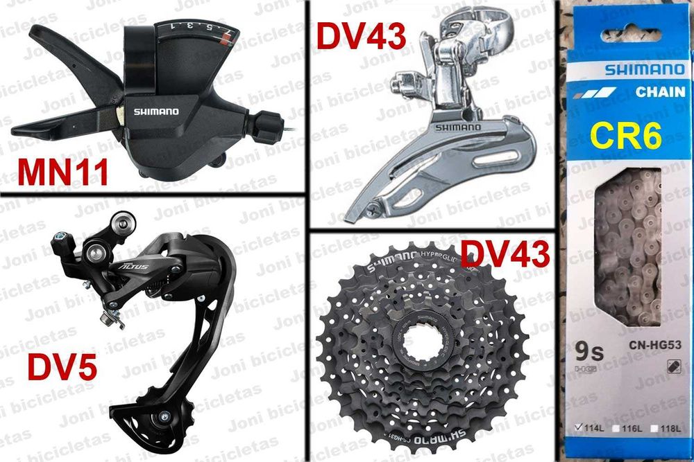Mudanças SHIMANO de bicicleta