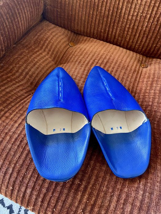Babouches chinelos marroquinos sapatos de interior