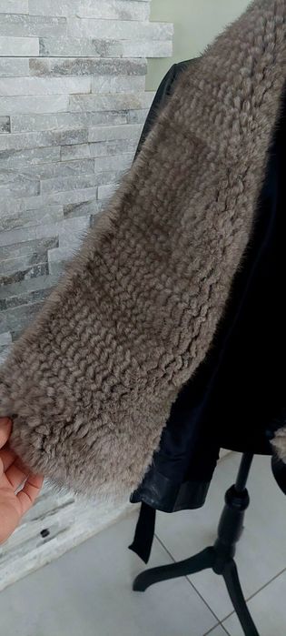 Skórzany płaszcz Max Mara M