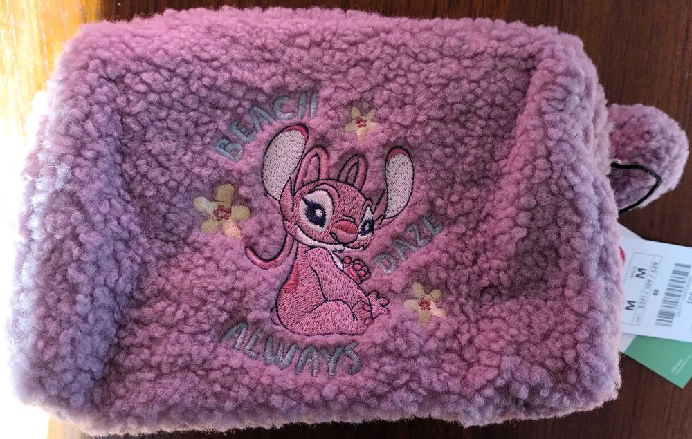 Bolsa Pochete Escola Pelucia Stitch DIsney Lefties