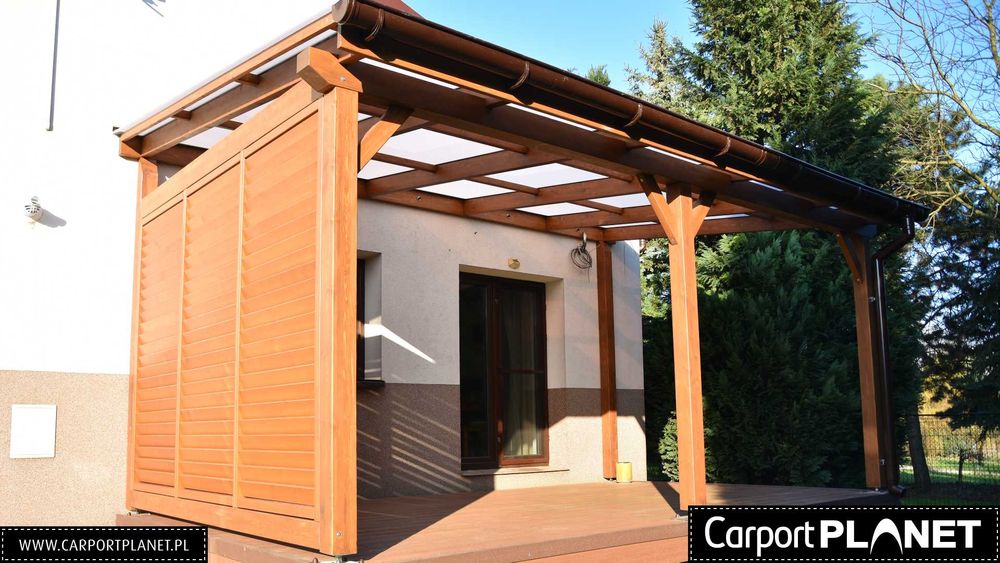 Zadaszenie pergola drewniana