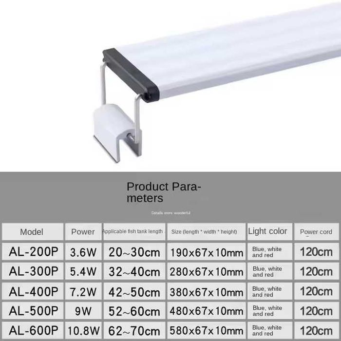 Luz Led para Aquario SOBO