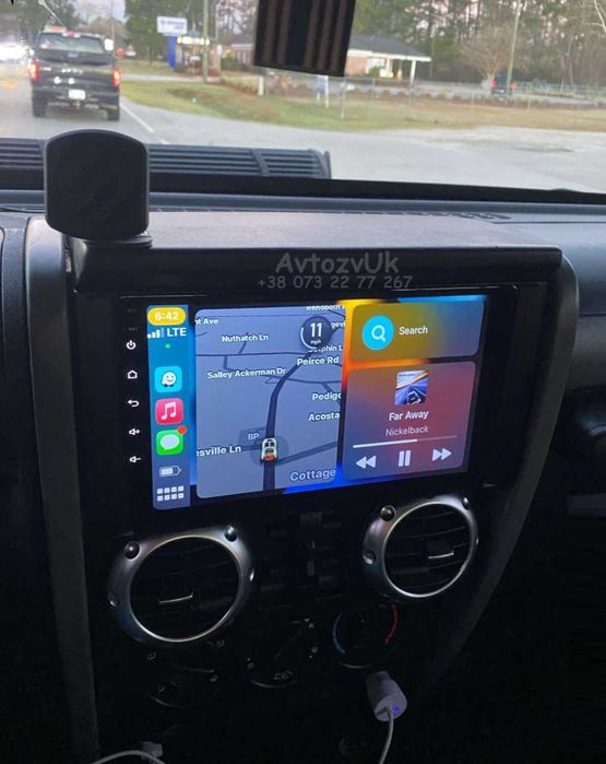 Магнітола WRANGLER Jeep Dodge DURANGO NITRO RAM 1500 Chrysler Андроїд