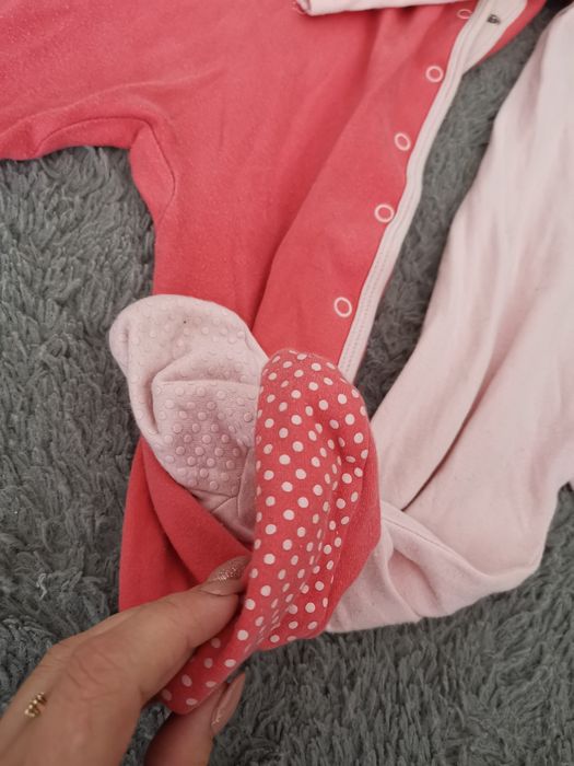 Pajacyki bawełniane zestaw 2 szt. r. 80/86