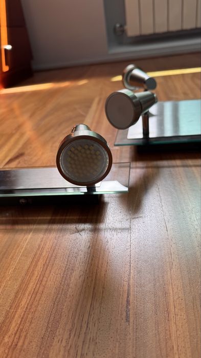 3 focos de teto LED rotativos