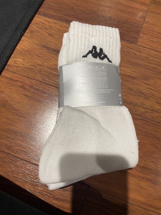 Skarpety kappa białe 39-42 3 pack