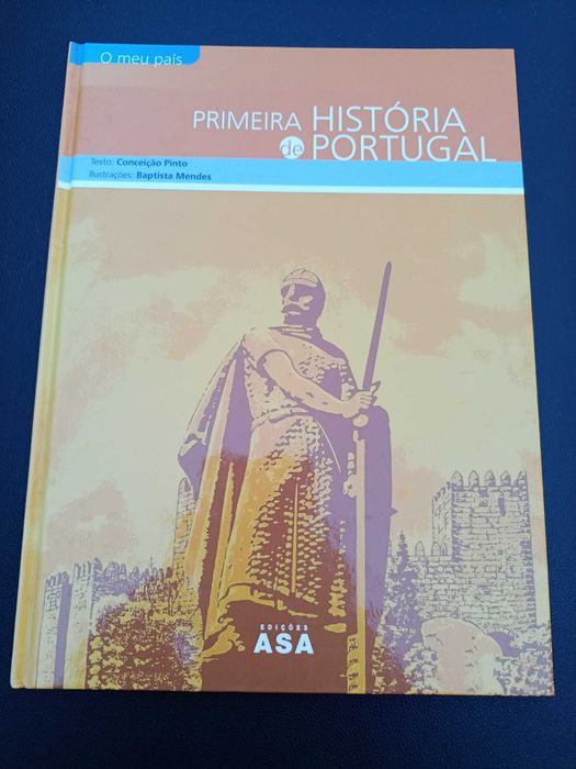 Livro "Primeira História de Portugal", de Conceição Pinto