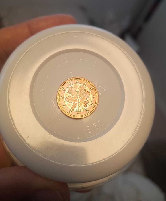 Coin Moeda rara, Alemanha de 2008 D 2 euro cents