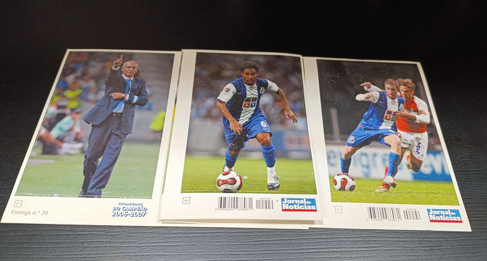 Cromos autocolantes caderneta FCP Campeão 2006 /  2007