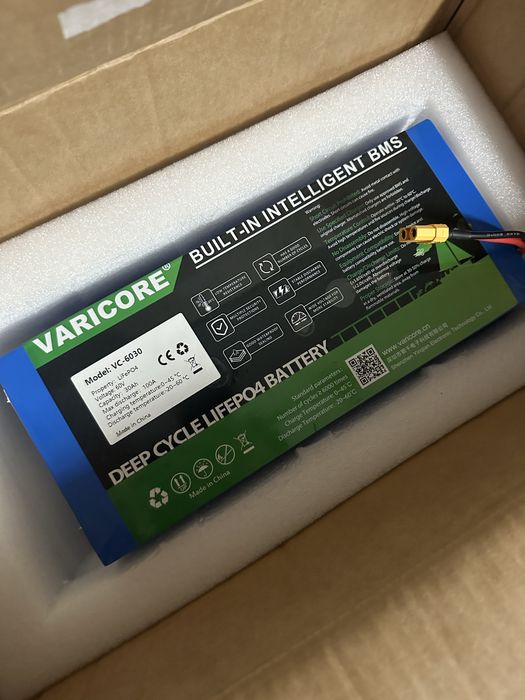 Bateria 60v 30ah 100a max +Ładowarka