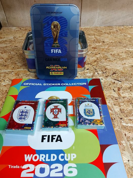 Cromos mundial de futebol 2026