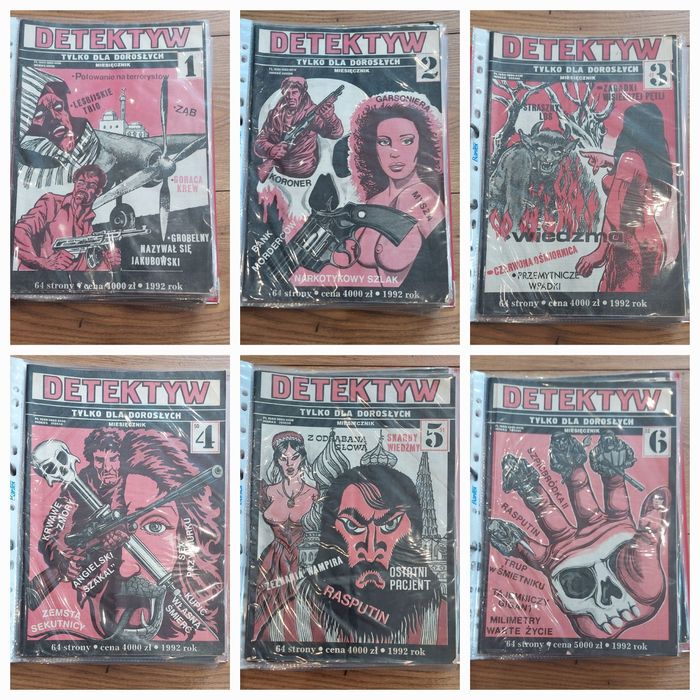 Miesięcznik czasopismo Detektyw