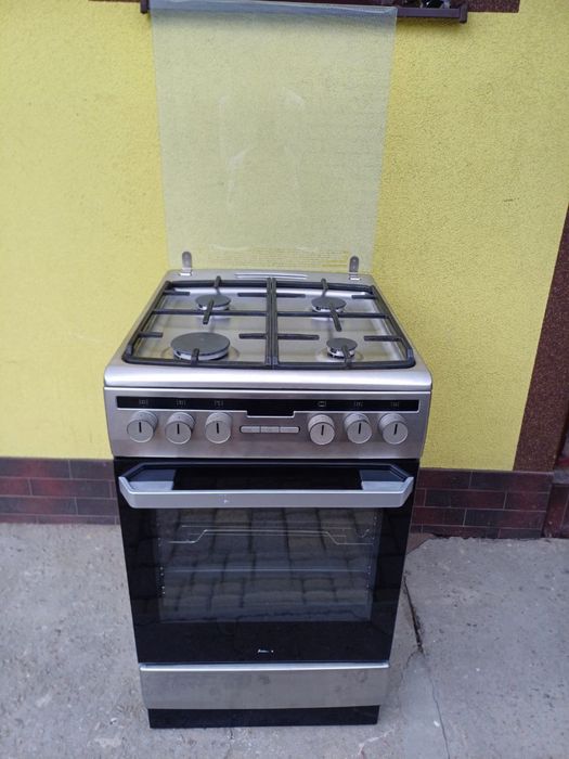 Газові плити привезені з Європи 50-60см. Білі і нержавійки.