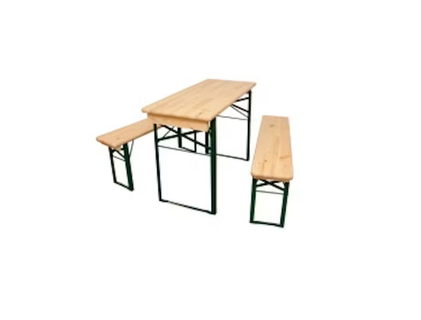 Conjunto de Mesas e bancos desdobráveis - 4 lugares