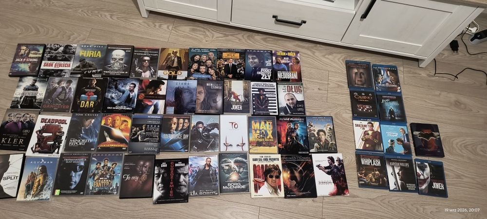 Zestaw filmów DVD/blue Ray