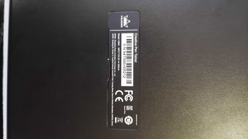 Графический планшет Huion HS64 с перчаткой