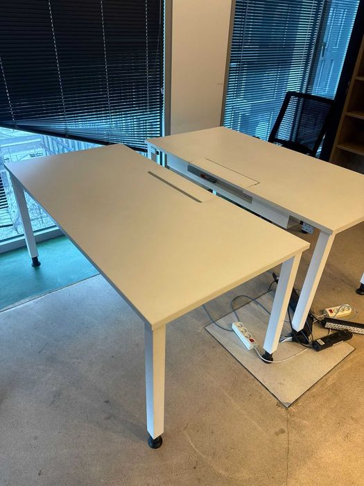 Biurko 160x80 białe stół biurka stoły białe do biur szkół domu