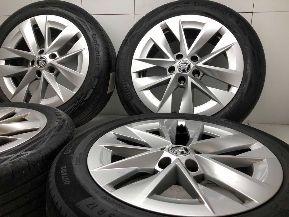felgi 17 skoda 5e3 octavia 4 7 et46 5x112 idalne opony gratis