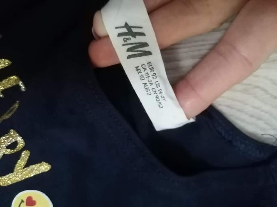 Komplet święta H&M r. 92
