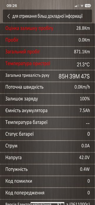 Електросамокат Crosser E9 15000 MAX 600W