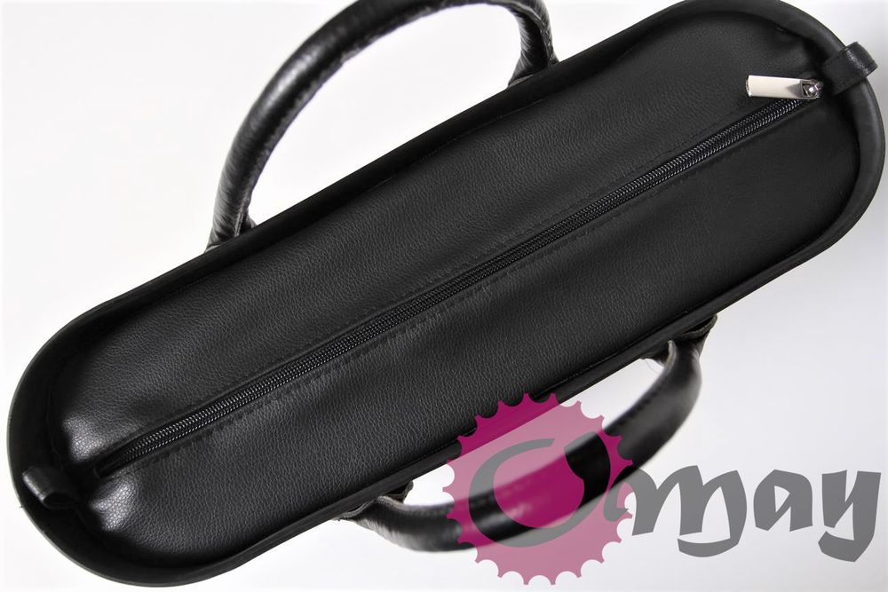 organizer OBAG STANDARD ekoskóra czarny 2 kieszenie wkład OMAY