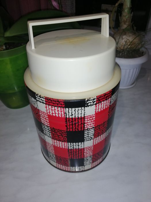 Термос для еды 2 литра СССР Пенопласт плотный теплоизолятор Колба стек