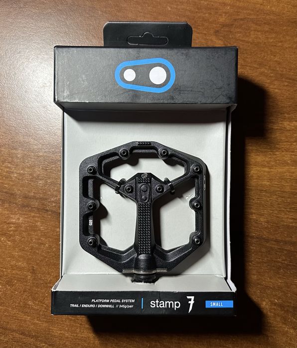 Crank Brothers Stamp 7 Small Black Alloy Platform Pedals