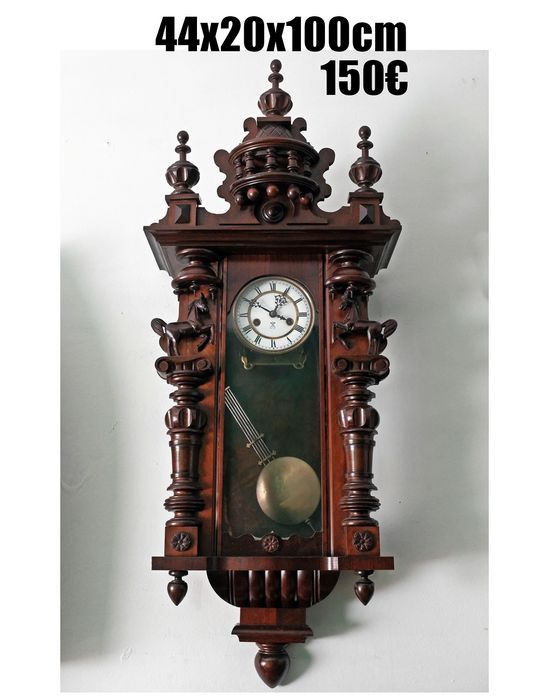 Relógio de corda vintage antiguidade
