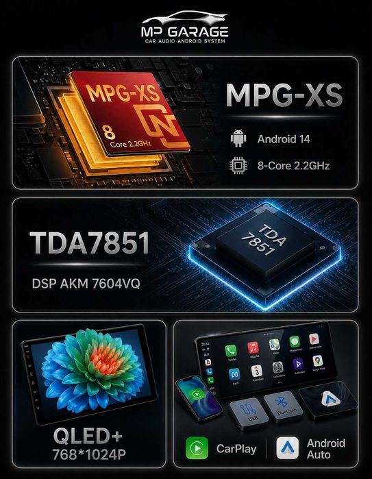 Opel Insignia Radio Android 14 Tesla Style CarPlay Android Auto 4G LTE GPS WiFi QLED DSP