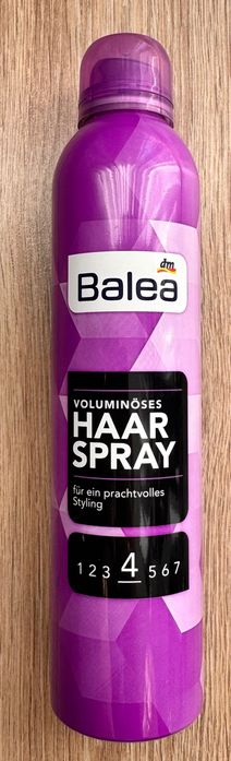 Lakier do włosów Balea Volume Fixation 4, 300 ml, 2 sztuki