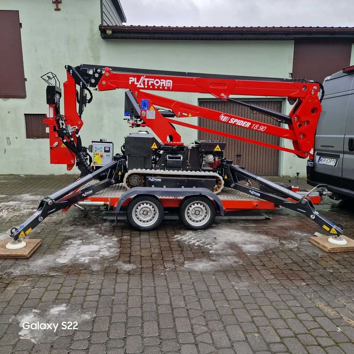 Podnośnik koszowy gąsienicowy Platform Basket SPIDER 18.90 PRO