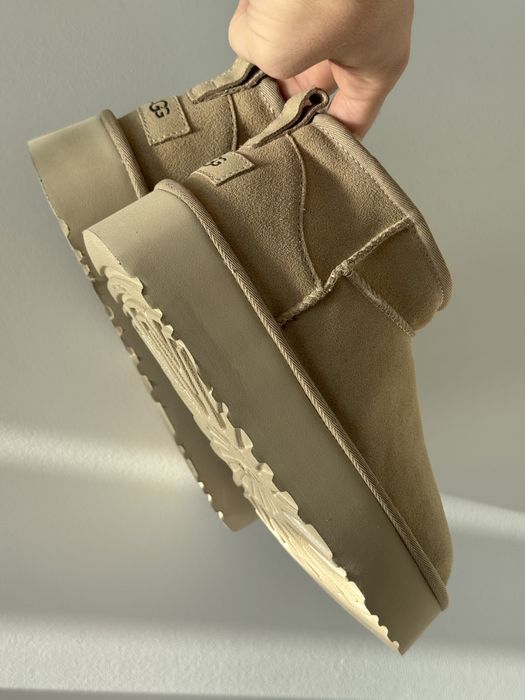 РОЗПРОДАЖ! UGG ULTRA MINI PLATFORM бежеві, 36-41. Найвища якість.
