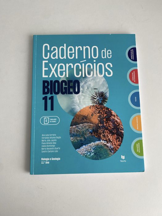 Manuais e Caderno Atividades/Exercícios Biologia e Geologia 11, BIOGEO