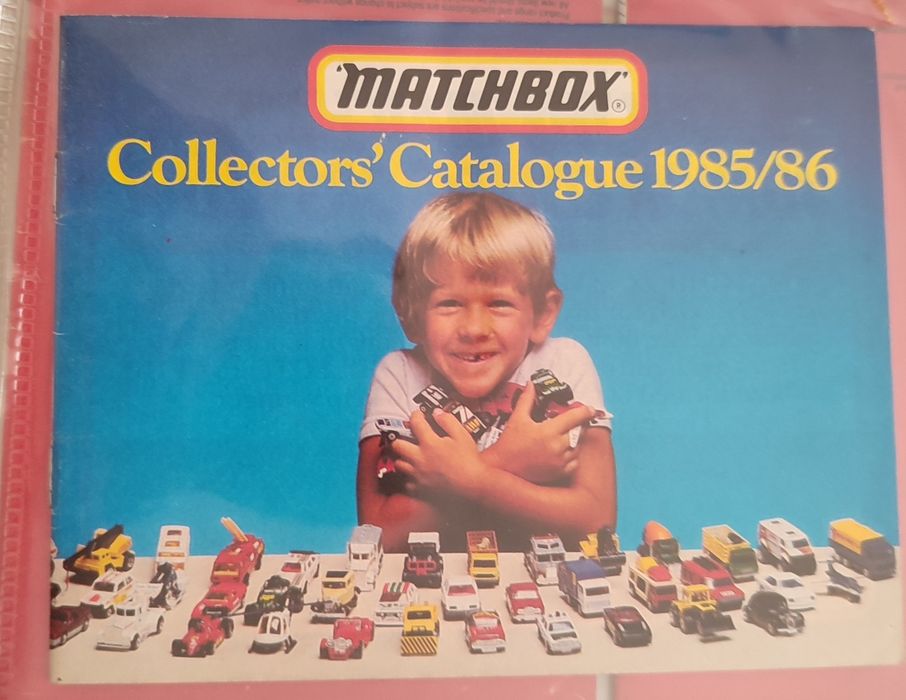Lote catálogos Matchbox de 1983 a 1989