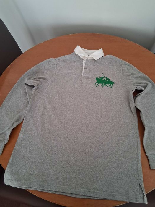 Polo manga comprida de marca homem