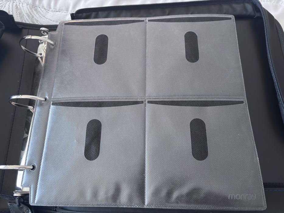 Mala Arquivo 232 CD/DVD com Argolas e Fecho Zip – Excelente Estado