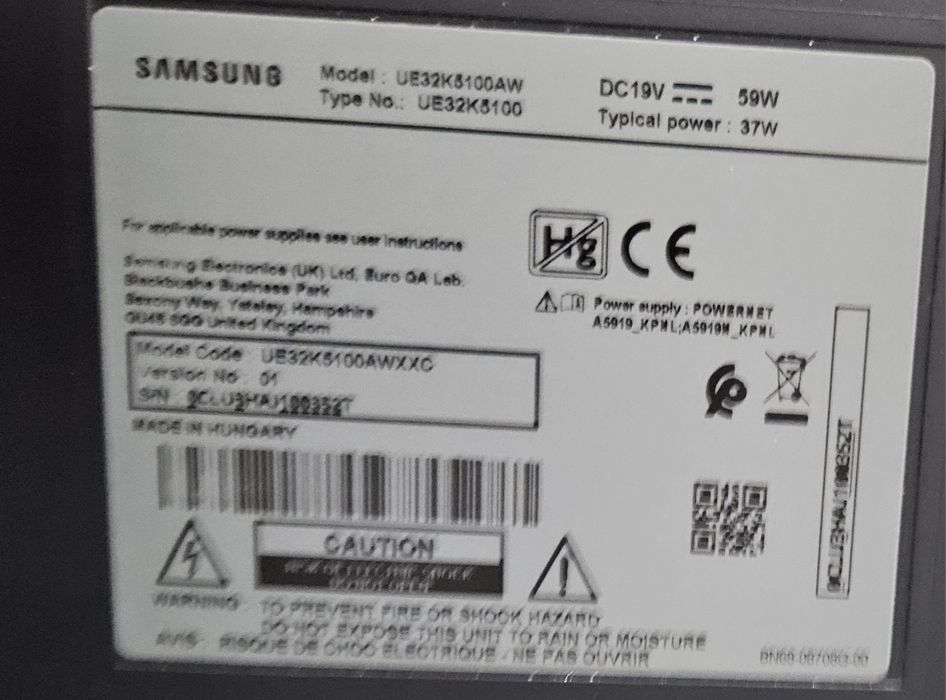 Tv Lcd  Samsung 32" Como Nova