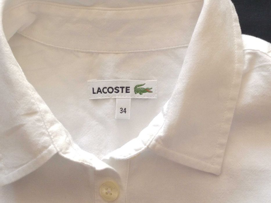 Koszula damska długa bawełniana Lacoste