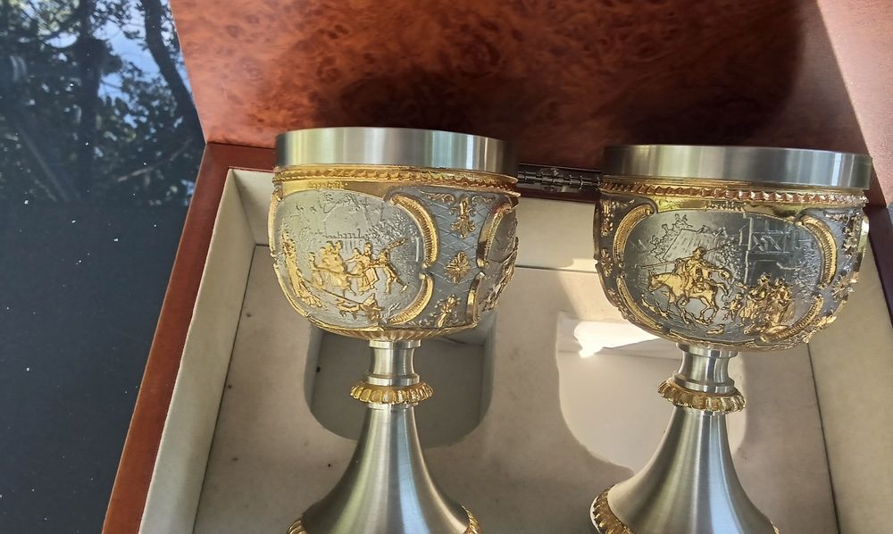 Бокалы лимитированные Clearmont Pewter Ireland.