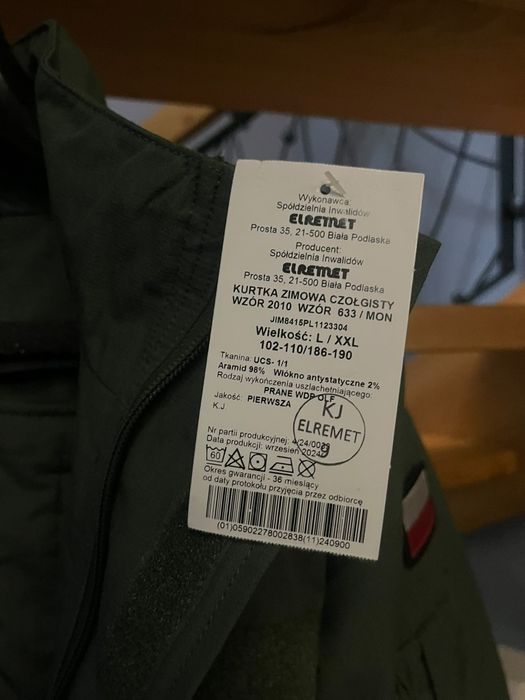 Kurtka zimowa czołgisty  L / XXL